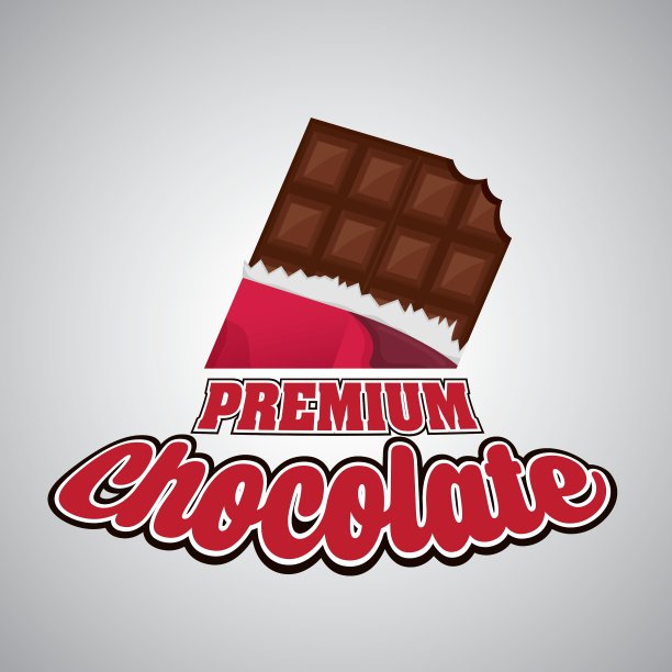 巧克力设计甜食图标概念图片下载