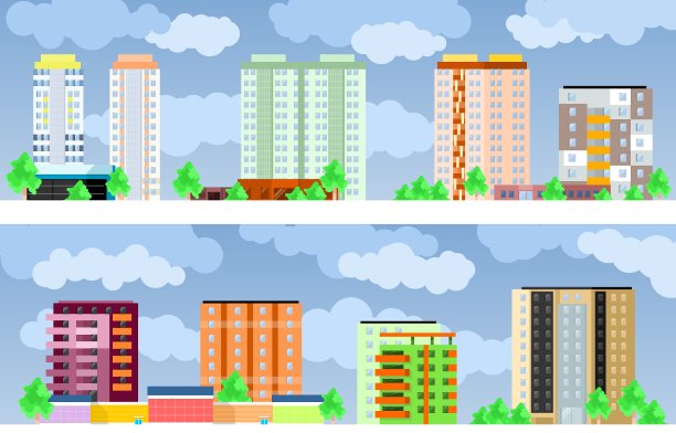 建筑物的外墙图片下载