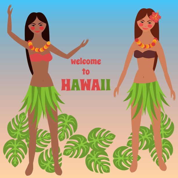 彩色海报与热带休息时间图片下载