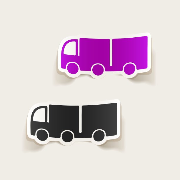 现实设计元素卡车图片下载