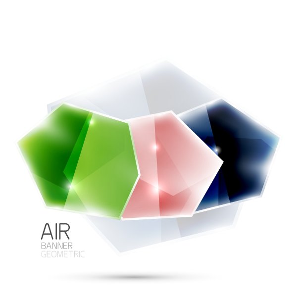 光泽元素上的几何抽象形状图片下载