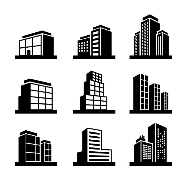 建筑图标图片下载