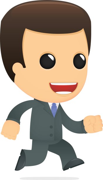 有趣的卡通的老板图片下载