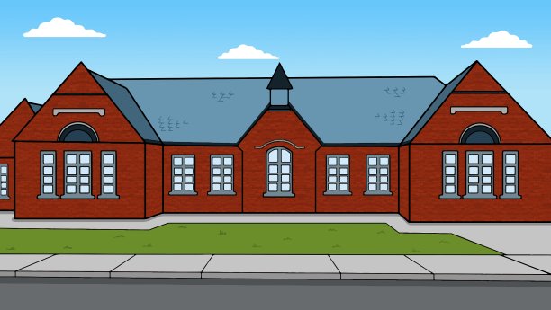 英国学校孤立的地标伦敦图片下载