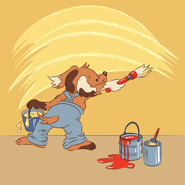 有趣的卡通狗图片下载