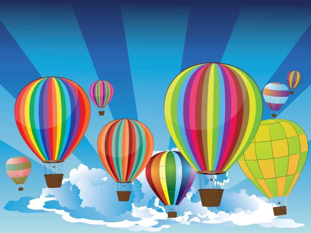 空中的气球2图片下载