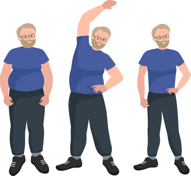 不同体重的人图片下载