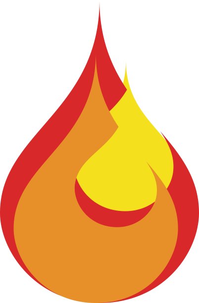 火火焰隔离图标图片下载