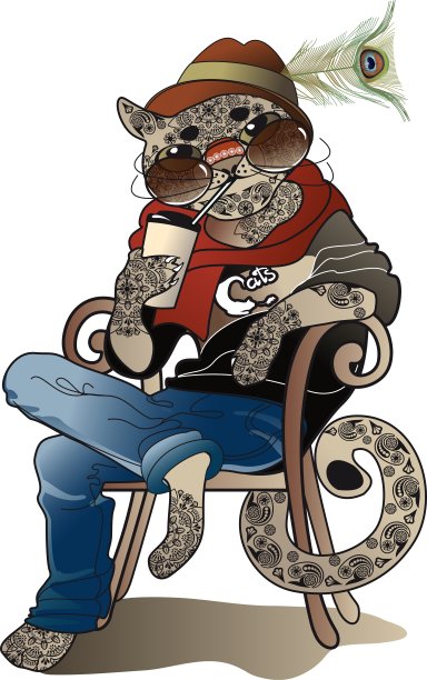 坐在椅子上的人图片下载