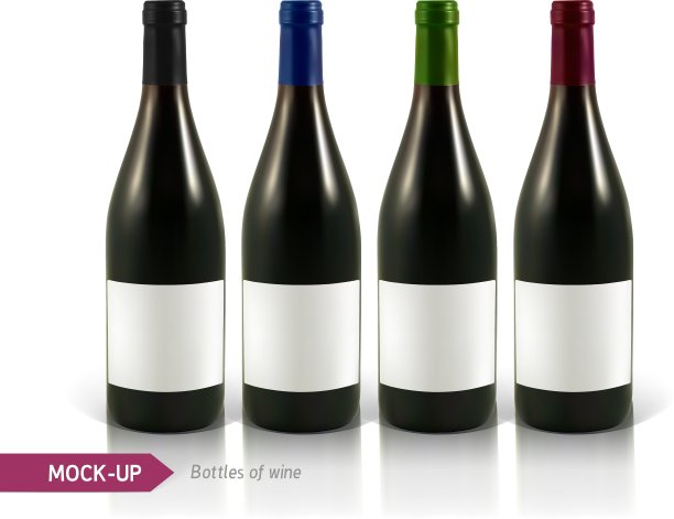 白葡萄酒和红葡萄酒图片下载