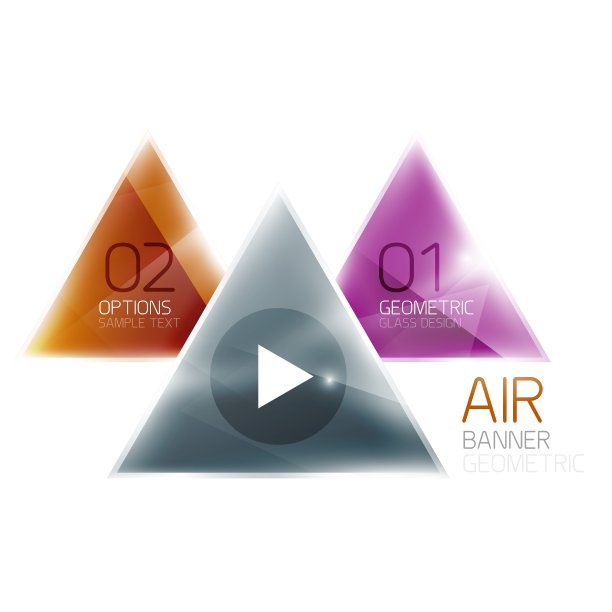 空气三角形抽象背景图片下载