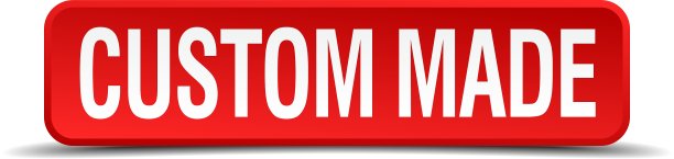 定制红色立体方形按钮图片下载