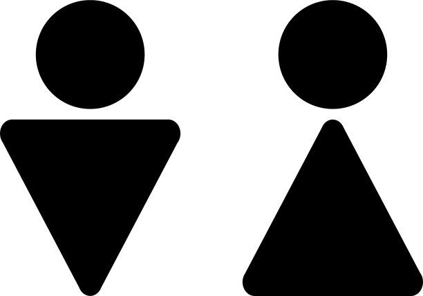男女洗手间图标图片下载