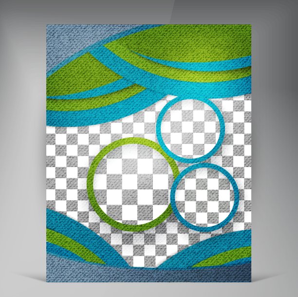 美丽的蓝色的传单图片下载