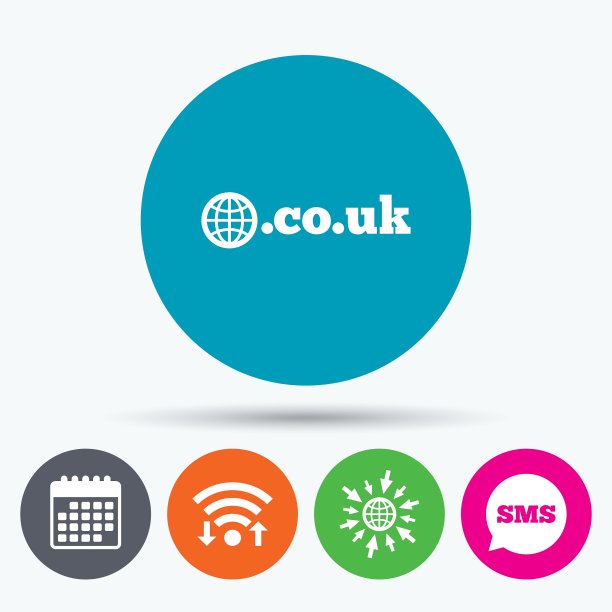 域名COUK标志图标英国互联网子域名图片下载