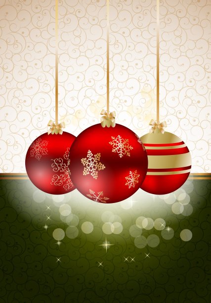 抽象美圣诞和新年的背景图片下载
