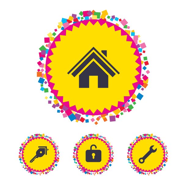 Home键图标扳手服务工具图标图片下载