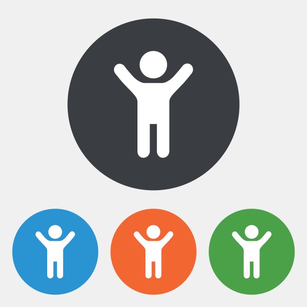 孩子图标快乐的小男孩的象征图片下载