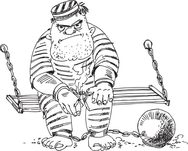 监狱的犯人图片下载