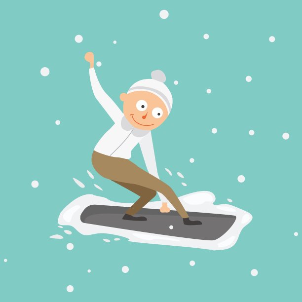 滑雪跳跃图片下载