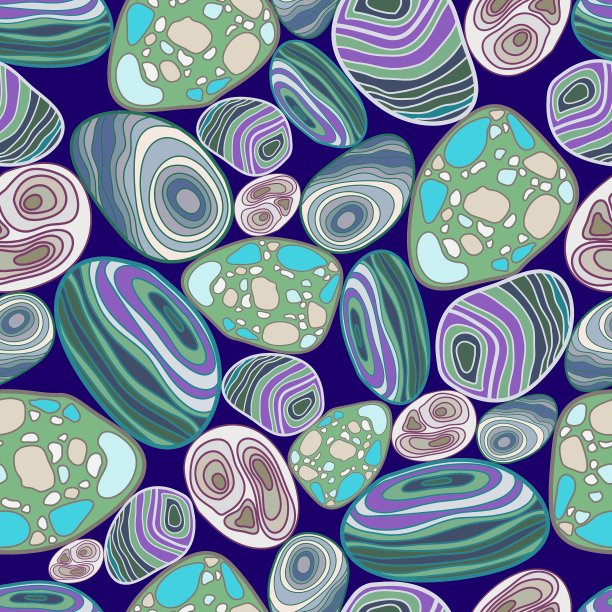 图案的石头在寒冷的着色图片下载