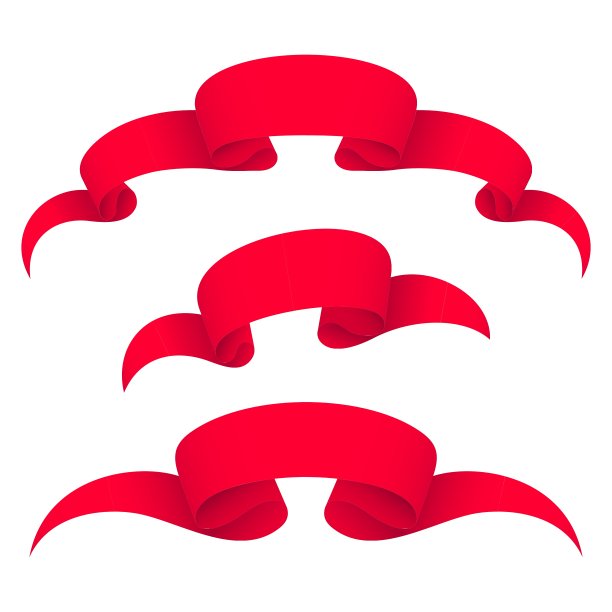 红色横幅图片下载