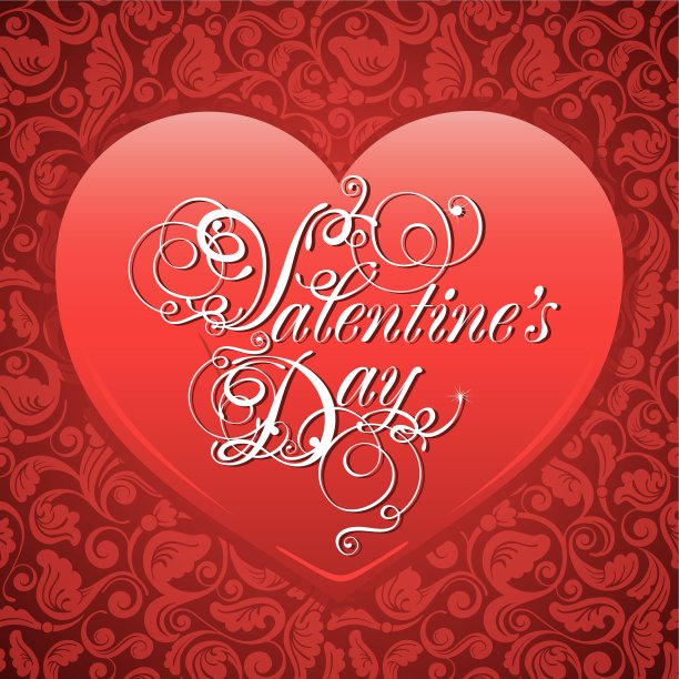 美丽的背景在情人节图片下载