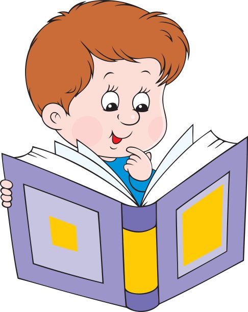 阅读的男孩图片下载