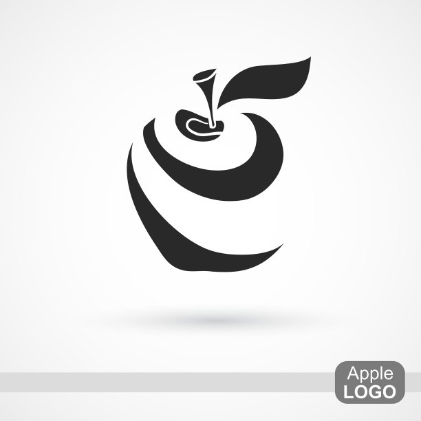 抽象的苹果图标图片下载