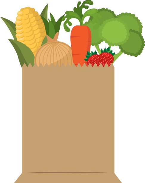 袋装蔬菜购物图片下载