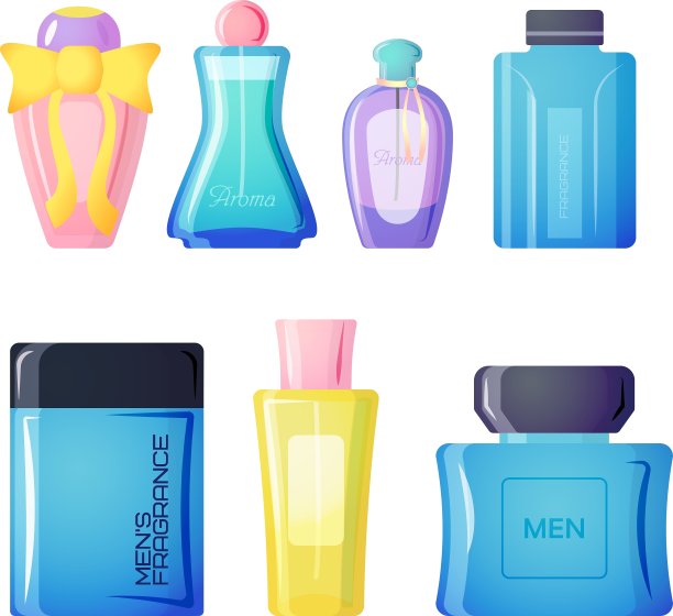 香水瓶套图片下载