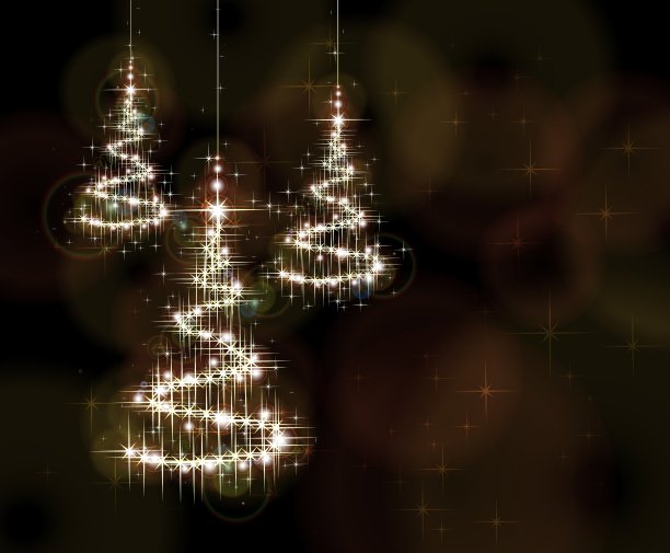 圣诞树的圣诞背景图片下载