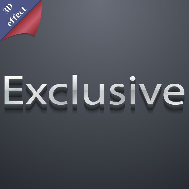 专属图标符号3D风格时尚现代图片下载