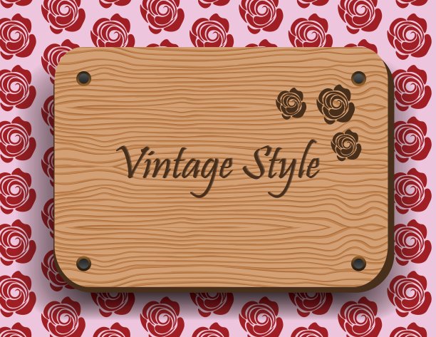 复古风格木板图片下载