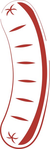 香肠图标牛排屋设计图形图片下载