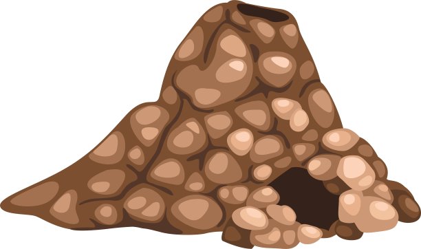 孤立的火山图片下载