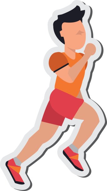 跑步者图标图片下载