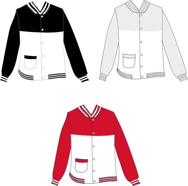 棒球夹克Design2图片下载
