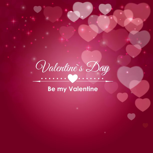 情人节心形象征着爱和感情图片下载