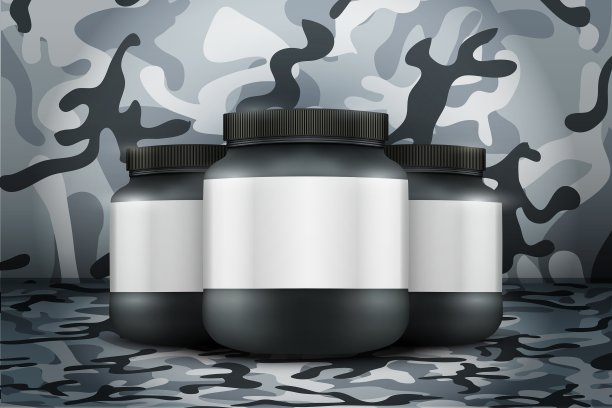 运动营养容器的模型背景图片下载