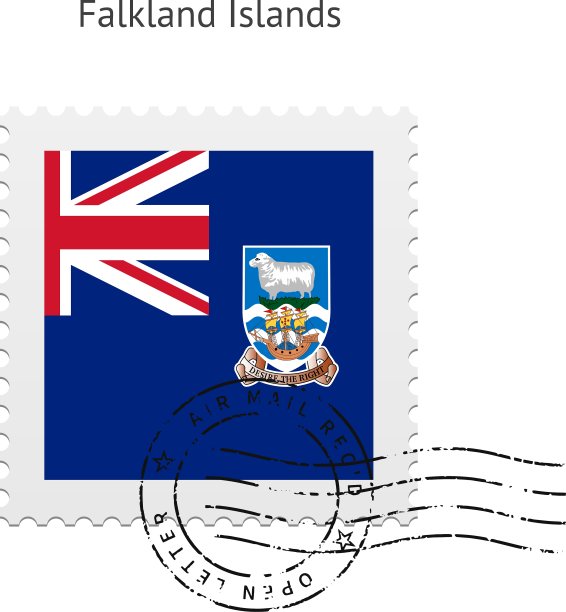 福克兰群岛国旗邮票图片下载