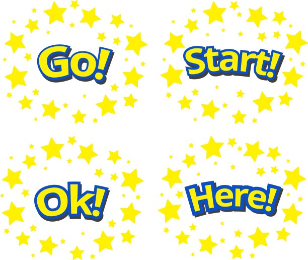 卡通游戏风格的短语图片下载