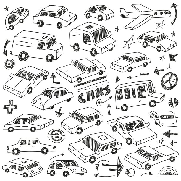 汽车涂鸦集图片下载