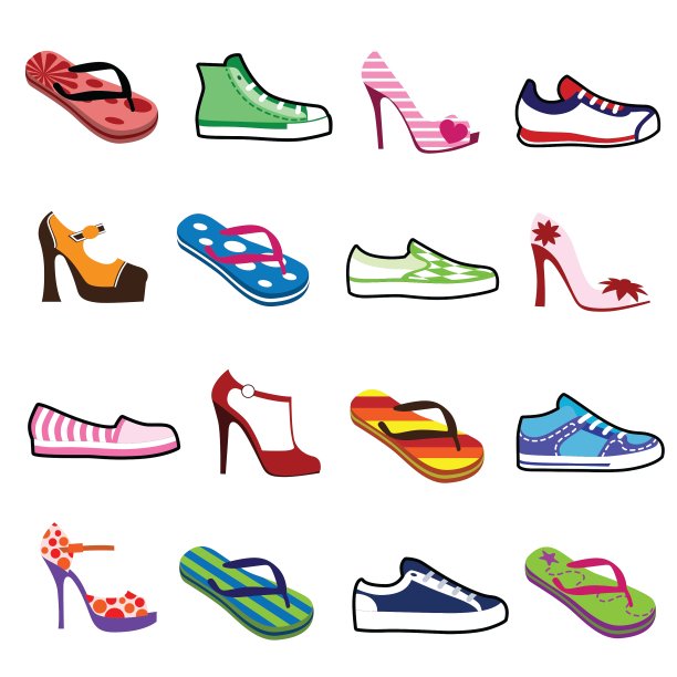 男人和女人的鞋子图片下载