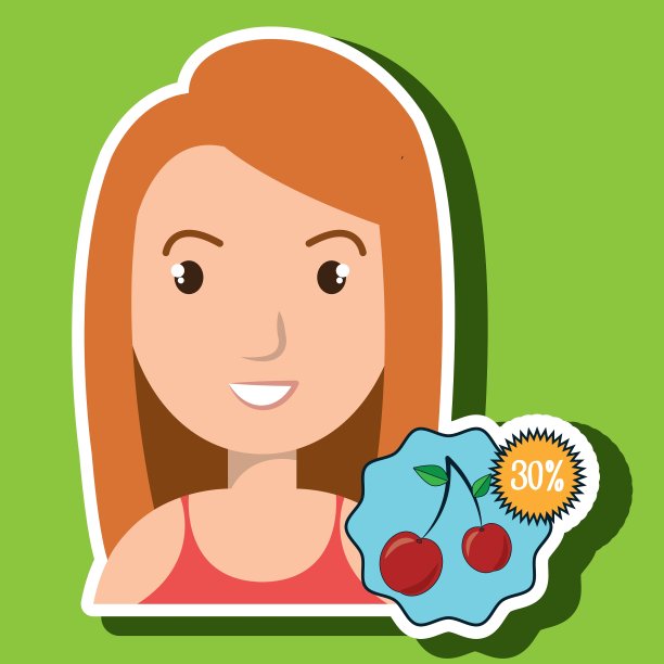 性格买折扣水果图片下载