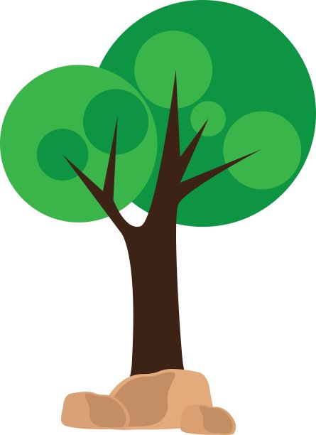 抽象的树图片下载