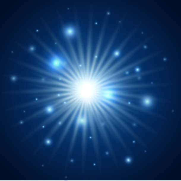 蓝星爆发的抽象背景图片下载