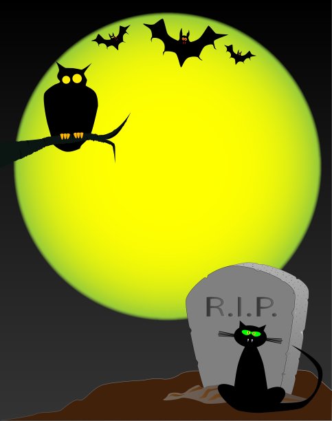 墓地的动物图片下载