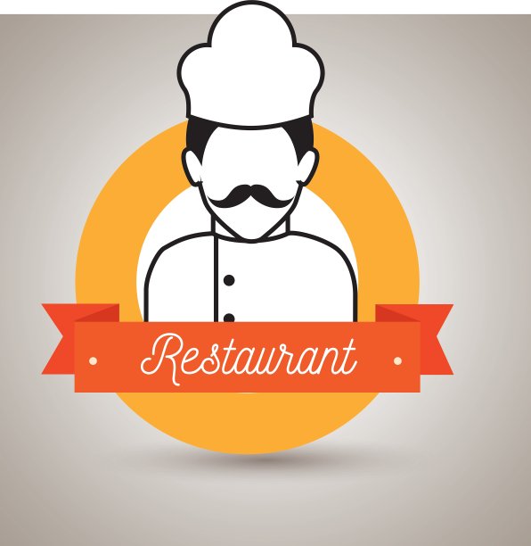 厨师制服餐厅图标图片下载