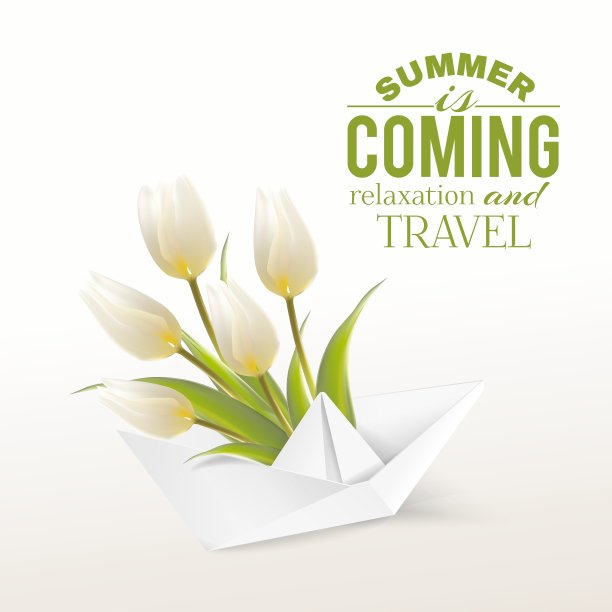 夏季背景文字图片下载